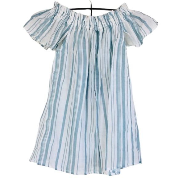 Show Me Your MuMu Point Dume Woodstock Stripe Cotton Tunic Mini Dress Sz S NWT - Picture 3 of 10
